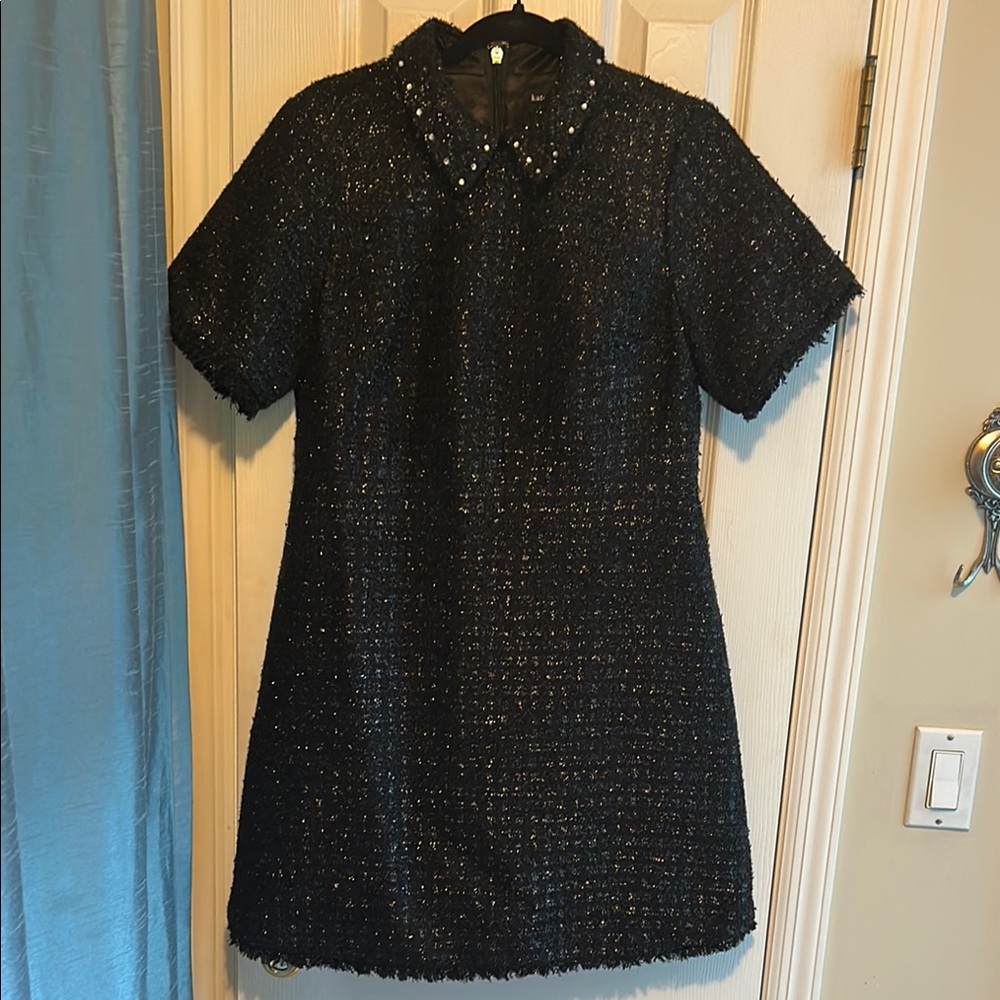 Kate Spade Black Tweed Dress